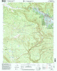 Alpine Arizona Historical topographic map, 1:24000 scale, 7.5 X 7.5 Minute, Year 1997