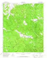 Alpine Arizona Historical topographic map, 1:62500 scale, 15 X 15 Minute, Year 1958