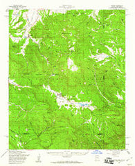 Alpine Arizona Historical topographic map, 1:62500 scale, 15 X 15 Minute, Year 1958