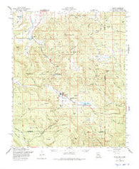 Alpine Arizona Historical topographic map, 1:62500 scale, 15 X 15 Minute, Year 1958