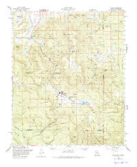 Alpine Arizona Historical topographic map, 1:62500 scale, 15 X 15 Minute, Year 1958