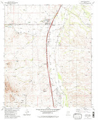 Amado Arizona Historical topographic map, 1:24000 scale, 7.5 X 7.5 Minute, Year 1981
