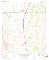 Amado Arizona Historical topographic map, 1:24000 scale, 7.5 X 7.5 Minute, Year 1981