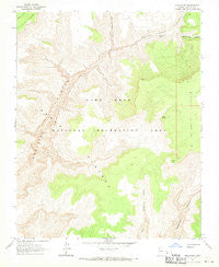 Amos Point Arizona Historical topographic map, 1:24000 scale, 7.5 X 7.5 Minute, Year 1967