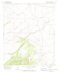 Anderson Canyon Arizona Historical topographic map, 1:24000 scale, 7.5 X 7.5 Minute, Year 1968