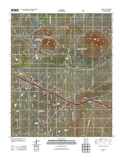 Angell Arizona Historical topographic map, 1:24000 scale, 7.5 X 7.5 Minute, Year 2011