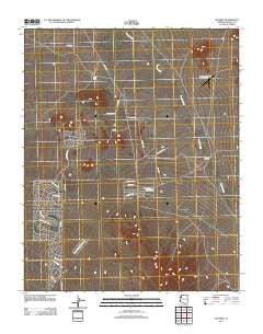 Antares Arizona Historical topographic map, 1:24000 scale, 7.5 X 7.5 Minute, Year 2011