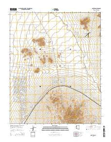 Antares Arizona Current topographic map, 1:24000 scale, 7.5 X 7.5 Minute, Year 2014