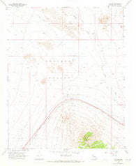 Antares Arizona Historical topographic map, 1:24000 scale, 7.5 X 7.5 Minute, Year 1968