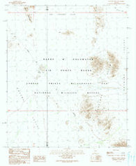 Antelope Hills Arizona Historical topographic map, 1:24000 scale, 7.5 X 7.5 Minute, Year 1990