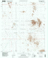 Antelope Hills Arizona Historical topographic map, 1:24000 scale, 7.5 X 7.5 Minute, Year 1996