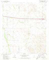 Antelope Peak Arizona Historical topographic map, 1:24000 scale, 7.5 X 7.5 Minute, Year 1981