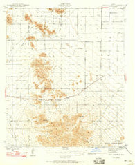 Antelope Peak Arizona Historical topographic map, 1:62500 scale, 15 X 15 Minute, Year 1946