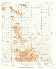 Antelope Peak Arizona Historical topographic map, 1:62500 scale, 15 X 15 Minute, Year 1946