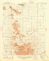 Antelope Peak Arizona Historical topographic map, 1:62500 scale, 15 X 15 Minute, Year 1948