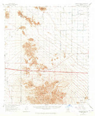 Antelope Peak Arizona Historical topographic map, 1:62500 scale, 15 X 15 Minute, Year 1963