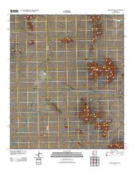 Antelope Hills Arizona Historical topographic map, 1:24000 scale, 7.5 X 7.5 Minute, Year 2011