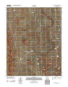 Antelope Knoll Arizona Historical topographic map, 1:24000 scale, 7.5 X 7.5 Minute, Year 2011