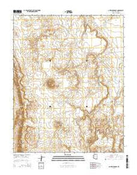 Antelope Knoll Arizona Current topographic map, 1:24000 scale, 7.5 X 7.5 Minute, Year 2014