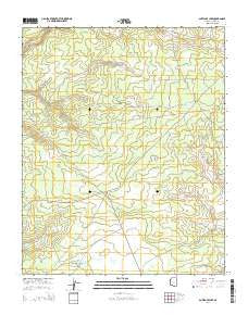 Antelope Lake Arizona Current topographic map, 1:24000 scale, 7.5 X 7.5 Minute, Year 2014
