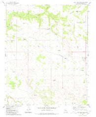 Anvil Rock Ranch Arizona Historical topographic map, 1:24000 scale, 7.5 X 7.5 Minute, Year 1980