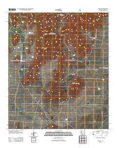 Apache Arizona Historical topographic map, 1:24000 scale, 7.5 X 7.5 Minute, Year 2012