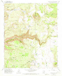 Apache Maid Mtn Arizona Historical topographic map, 1:24000 scale, 7.5 X 7.5 Minute, Year 1965