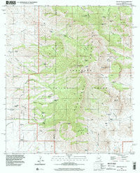 Apache Peak Arizona Historical topographic map, 1:24000 scale, 7.5 X 7.5 Minute, Year 1996