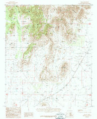 Apache Arizona Historical topographic map, 1:24000 scale, 7.5 X 7.5 Minute, Year 1987