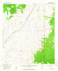 Apache Arizona Historical topographic map, 1:62500 scale, 15 X 15 Minute, Year 1958
