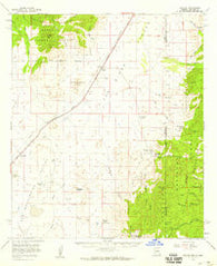 Apache Arizona Historical topographic map, 1:62500 scale, 15 X 15 Minute, Year 1958