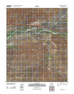Apache Butte Arizona Historical topographic map, 1:24000 scale, 7.5 X 7.5 Minute, Year 2011