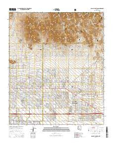 Apache Junction Arizona Current topographic map, 1:24000 scale, 7.5 X 7.5 Minute, Year 2014