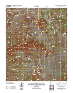 Apache Maid Mountain Arizona Historical topographic map, 1:24000 scale, 7.5 X 7.5 Minute, Year 2011