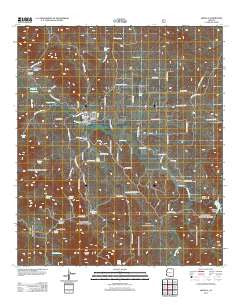 Arivaca Arizona Historical topographic map, 1:24000 scale, 7.5 X 7.5 Minute, Year 2012