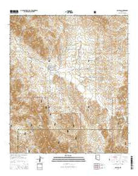 Arivaca Arizona Current topographic map, 1:24000 scale, 7.5 X 7.5 Minute, Year 2014
