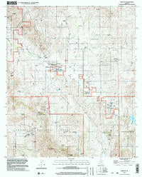 Arivaca Arizona Historical topographic map, 1:24000 scale, 7.5 X 7.5 Minute, Year 1996