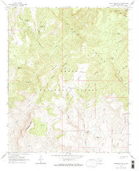 Armer Mountain Arizona Historical topographic map, 1:24000 scale, 7.5 X 7.5 Minute, Year 1964