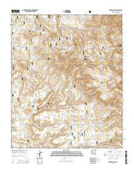 Arnold Mesa Arizona Current topographic map, 1:24000 scale, 7.5 X 7.5 Minute, Year 2014