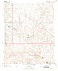 Arrastra Mtn NE Arizona Historical topographic map, 1:24000 scale, 7.5 X 7.5 Minute, Year 1967