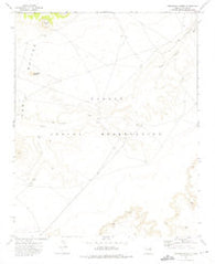 Arrowhead Butte Arizona Historical topographic map, 1:24000 scale, 7.5 X 7.5 Minute, Year 1972