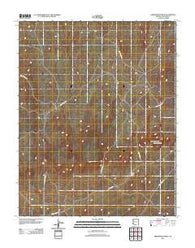Arrowhead Mesa Arizona Historical topographic map, 1:24000 scale, 7.5 X 7.5 Minute, Year 2011