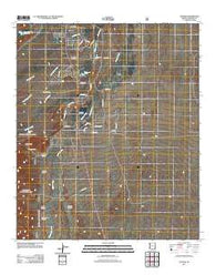 Artesia Arizona Historical topographic map, 1:24000 scale, 7.5 X 7.5 Minute, Year 2011