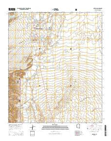 Artesia Arizona Current topographic map, 1:24000 scale, 7.5 X 7.5 Minute, Year 2014