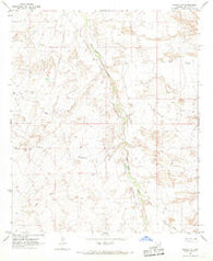 Artesia NE Arizona Historical topographic map, 1:24000 scale, 7.5 X 7.5 Minute, Year 1966