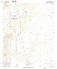 Artesia Arizona Historical topographic map, 1:24000 scale, 7.5 X 7.5 Minute, Year 1966