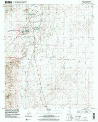 Artesia Arizona Historical topographic map, 1:24000 scale, 7.5 X 7.5 Minute, Year 1996