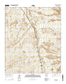 Artesia NE Arizona Current topographic map, 1:24000 scale, 7.5 X 7.5 Minute, Year 2014