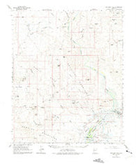 Artillery Peak Arizona Historical topographic map, 1:62500 scale, 15 X 15 Minute, Year 1966