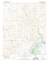Artillery Peak Arizona Historical topographic map, 1:62500 scale, 15 X 15 Minute, Year 1966